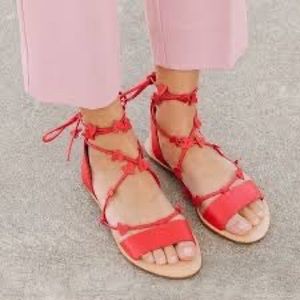 Loeffler Randall Red Heart Sandals